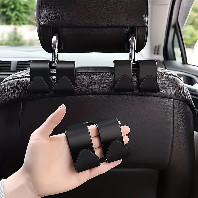2 stücke Universal Auto Sitz Zurück Haken Kopfstütze Kleiderbügel Auto Tasche Beutel Kleidung Hängen Haken Duarable Verschluss Clip Innen Zubehör