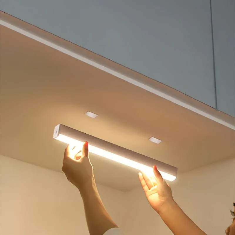1-teiliges LED-Licht, kabelloses magnetisches USB-wiederaufladbares Küchen-Nachtlicht, batteriebetriebenes Betriebslicht für Innen- und Innenbeleuchtung