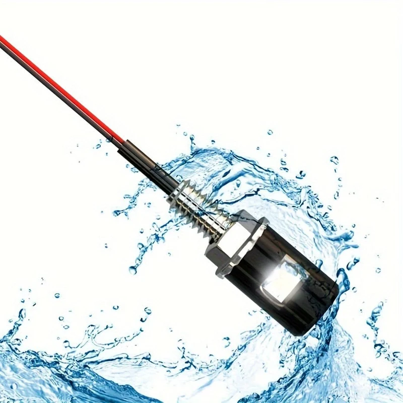 2 Stück Kennzeichenleuchte, Kennzeichenleuchte, Schraubenbolzen, Lampe, superhell, 12 V, weiße LED-Lampe, wasserdicht, schwarzes Aluminium, für Auto, Motorrad, LKW, Wohnmobil, ATV, Fahrrad