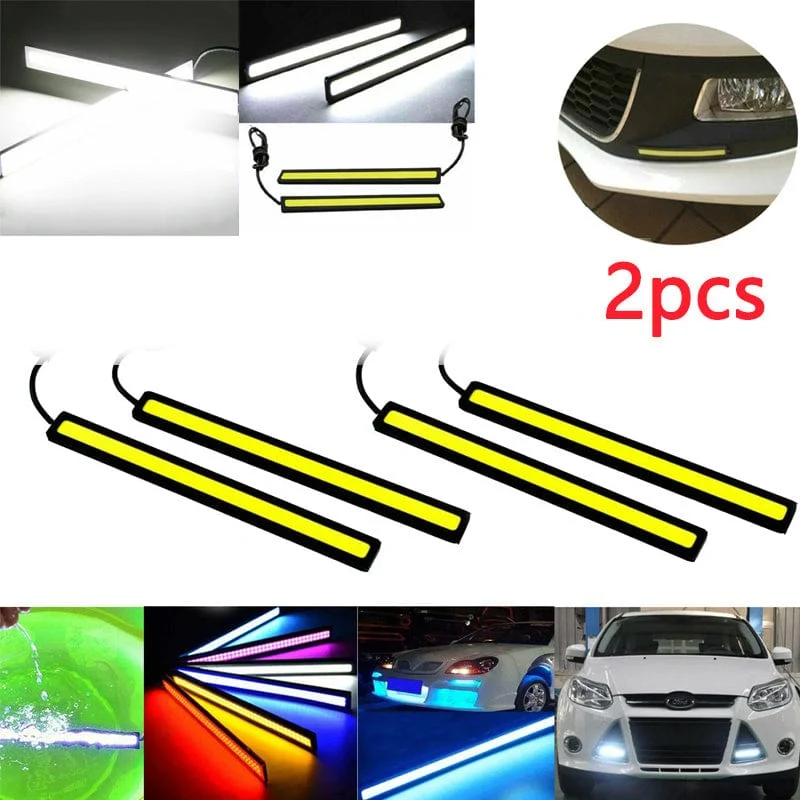 2 teile/satz Neue COB Auto Tagfahrlicht Universal 17 cm/6.69 in Auto DRL LED Streifen Licht Externe licht Auto DRL Licht