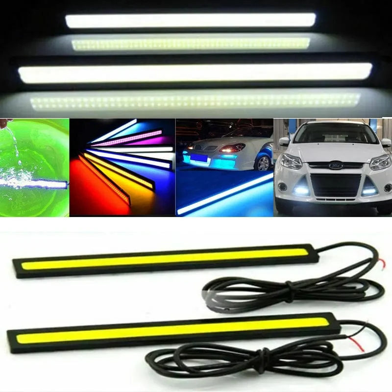 2 teile/satz Neue COB Auto Tagfahrlicht Universal 17 cm/6.69 in Auto DRL LED Streifen Licht Externe licht Auto DRL Licht