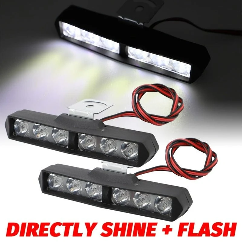 2 Stück superhelle 6LED-Motorrad-Scheinwerfer – verbessern Sie die Sichtbarkeit und Sicherheit Ihrer Fahrt.