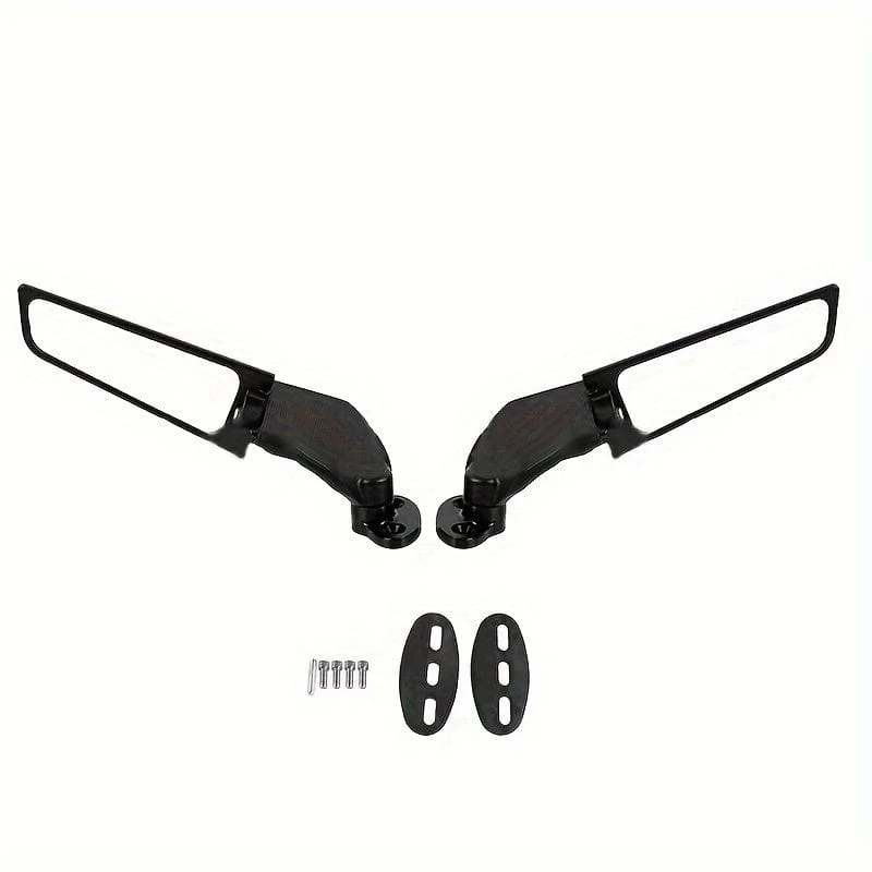 1set Motorrad Geändert Universal Feste Wind Flügel Rückspiegel Spoiler Für Kawasaki Für Yamaha Für Honda Für Ducati