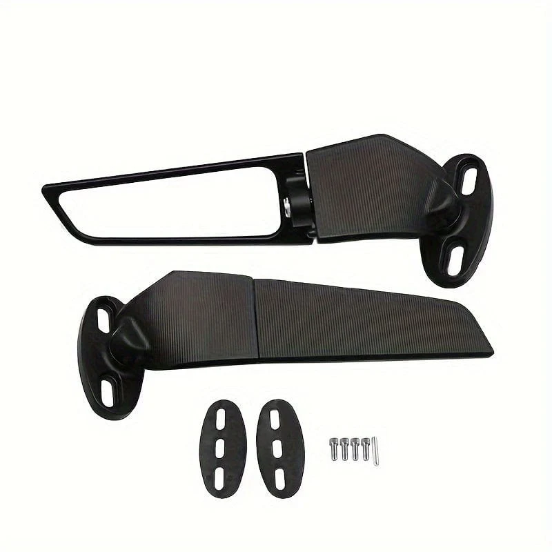 1set Motorrad Geändert Universal Feste Wind Flügel Rückspiegel Spoiler Für Kawasaki Für Yamaha Für Honda Für Ducati