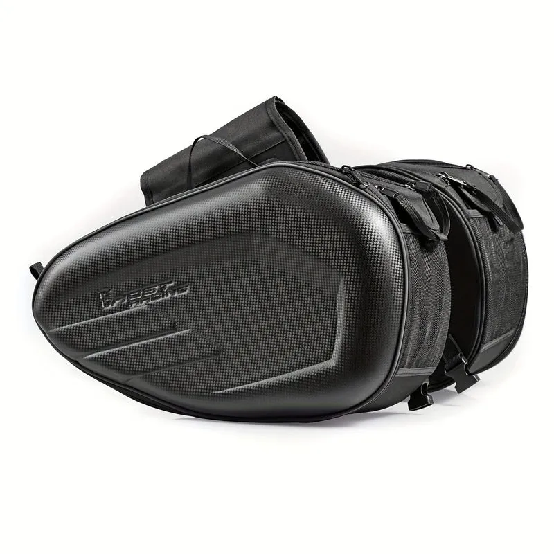 Motorrad-Satteltaschen, 40 l, großes Fassungsvermögen, abnehmbare Seitensatteltaschen, Motorrad-Packtaschen, Taschen mit Schutzhülle, universelle Motorrad-Gepäcktasche
