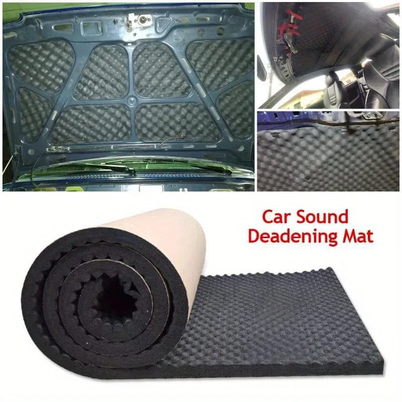 200*50*2cm Schallschutz Trittschalldämmung Selbstklebende Ei Kiste Schaum Hoher Dichte Auto Motorhaube Schallschutz akustische Isolierung Matte