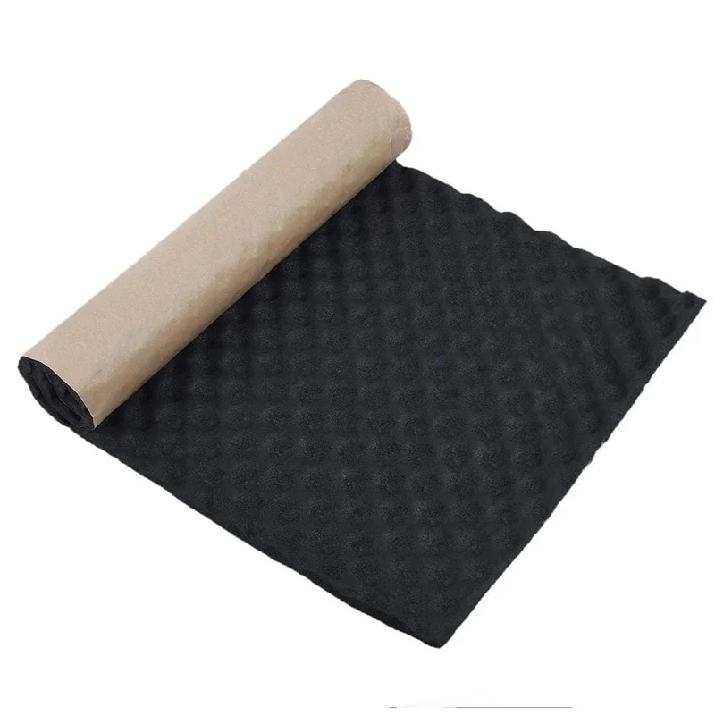 200*50*2cm Schallschutz Trittschalldämmung Selbstklebende Ei Kiste Schaum Hoher Dichte Auto Motorhaube Schallschutz akustische Isolierung Matte