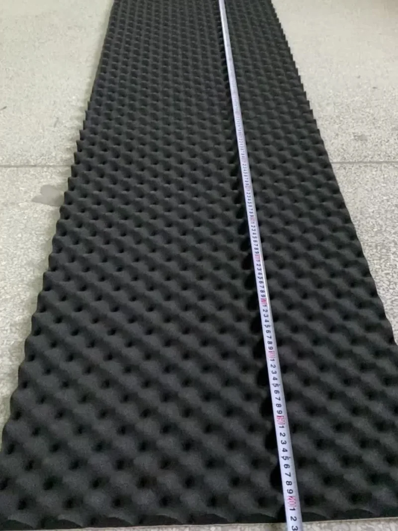 200*50*2cm Schallschutz Trittschalldämmung Selbstklebende Ei Kiste Schaum Hoher Dichte Auto Motorhaube Schallschutz akustische Isolierung Matte