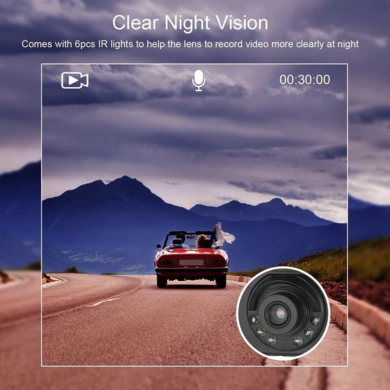 Full HD 1080P Auto-DVR-Recorder mit 140°-Weitwinkelansicht – Halten Sie jeden Moment während der Fahrt fest!