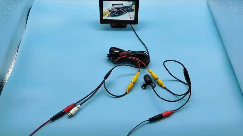 10.92 cm TFT LCD Display Monitor Auto Rückansicht Kamera Breite Grad Rückfahr Backup 2In1 Parkplatz Rückfahr Kamera