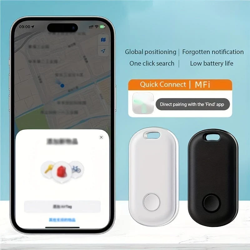 Smarter GPS-Tracker für IOS-Locator, Telefon für IOS Find My Tracker, globale Positionierung ohne Entfernungsbegrenzung, Suche nach verlorenen Schlüsseln, Brieftaschengepäck