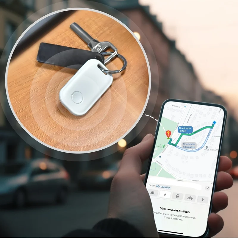 Smarter GPS-Tracker für IOS-Locator, Telefon für IOS Find My Tracker, globale Positionierung ohne Entfernungsbegrenzung, Suche nach verlorenen Schlüsseln, Brieftaschengepäck