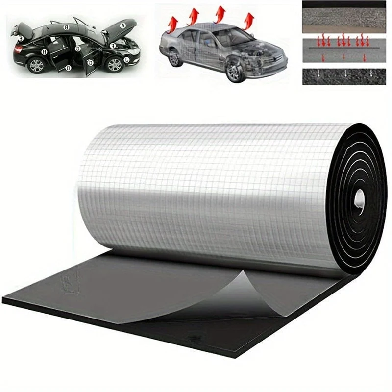 Wärmedämmung Schalldämmung Auto Sound Deadener Matte Lärm Motorhaube Isolierung Deadening Aufkleber