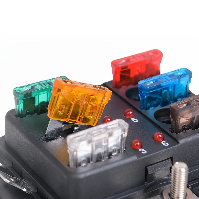 50/100-teiliges Sortiment an Autosicherungen, Auto-Automobil-RV-Standardsicherungen, Ersatzsicherungssatz mit Flachsicherungen 2A 3A 5A 7.5A 10A 15A 20A 25A 30A 35A