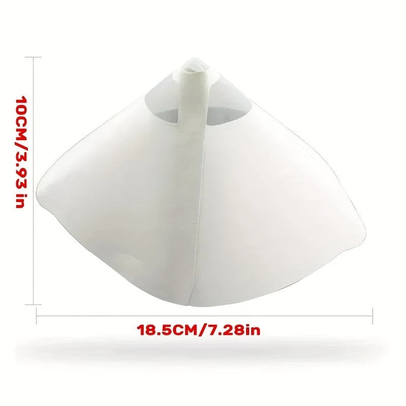 200 Stück Farbfilterpapier, Autolack-Sprühnetz, Papierfilter, Trichter, Sieb, Einweg-Konischer Siebtrichter