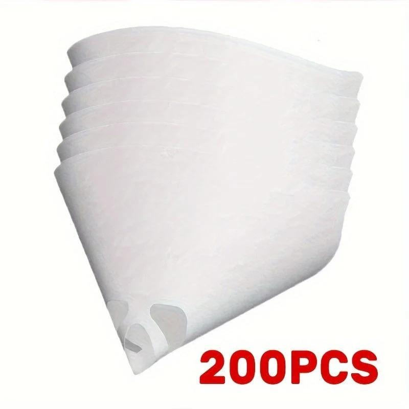 200 Stück Farbfilterpapier, Autolack-Sprühnetz, Papierfilter, Trichter, Sieb, Einweg-Konischer Siebtrichter