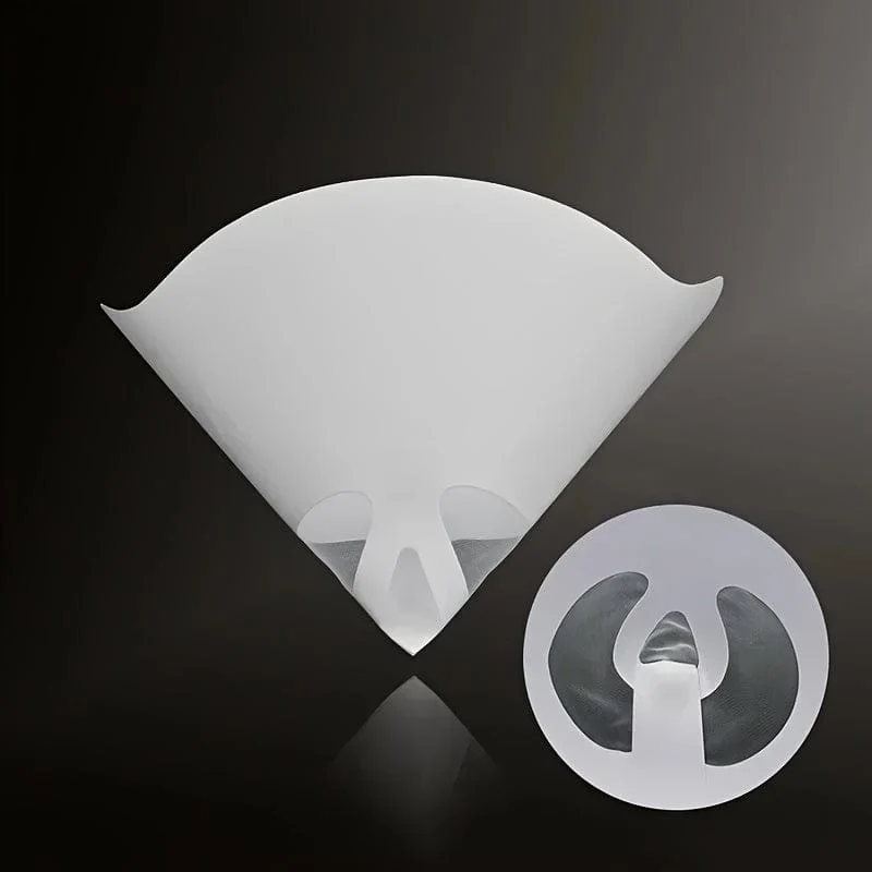 200 Stück Farbfilterpapier, Autolack-Sprühnetz, Papierfilter, Trichter, Sieb, Einweg-Konischer Siebtrichter