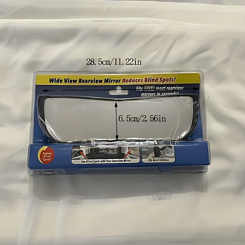 1pc Auto Weitwinkel Rückspiegel Gebogene Große Ansicht Innenspiegel Toter Winkel Hilfs Spiegel-Geeignet Für Familie auto SUV Lkw
