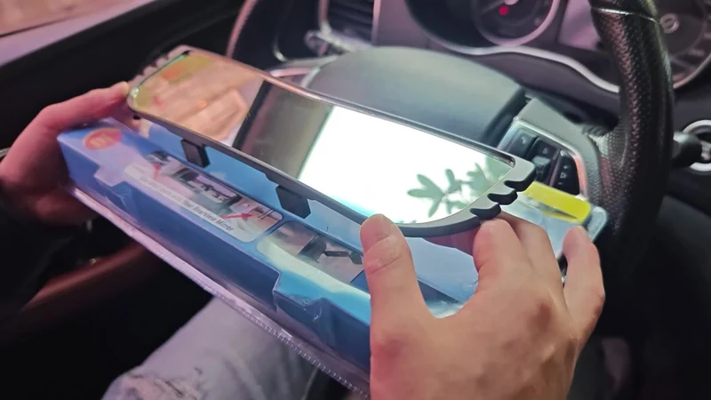 1pc Auto Weitwinkel Rückspiegel Gebogene Große Ansicht Innenspiegel Toter Winkel Hilfs Spiegel-Geeignet Für Familie auto SUV Lkw