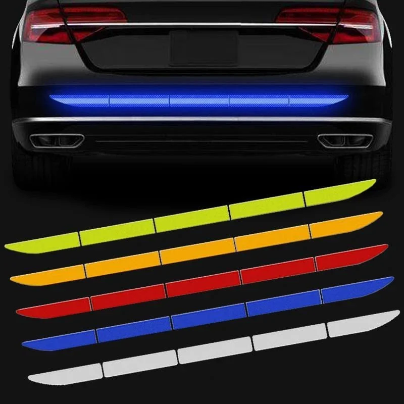 90 cm/35.43 in Reflektierende Auto Aufkleber Sicherheit Warnung Reflektor Band Auto Aufkleber Anti Kollision Warnung Reflektor Aufkleber Auto Zubehör