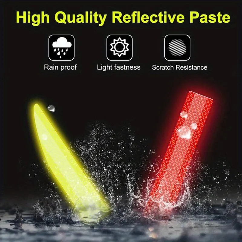 90 cm/35.43 in Reflektierende Auto Aufkleber Sicherheit Warnung Reflektor Band Auto Aufkleber Anti Kollision Warnung Reflektor Aufkleber Auto Zubehör