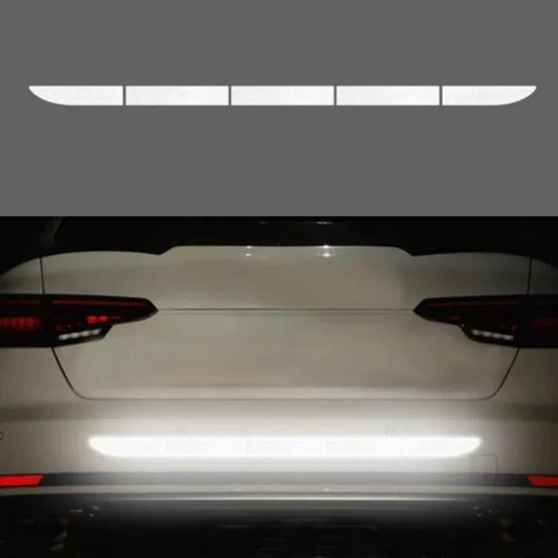 90 cm/35.43 in Reflektierende Auto Aufkleber Sicherheit Warnung Reflektor Band Auto Aufkleber Anti Kollision Warnung Reflektor Aufkleber Auto Zubehör