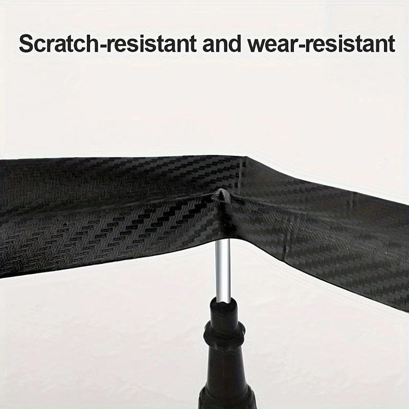 3D Carbon Faser Aufkleber Auto Schwelle Schutz Film Anti Scratch Wasserdicht Matt Schwarz Nano Aufkleber Für Auto Körper