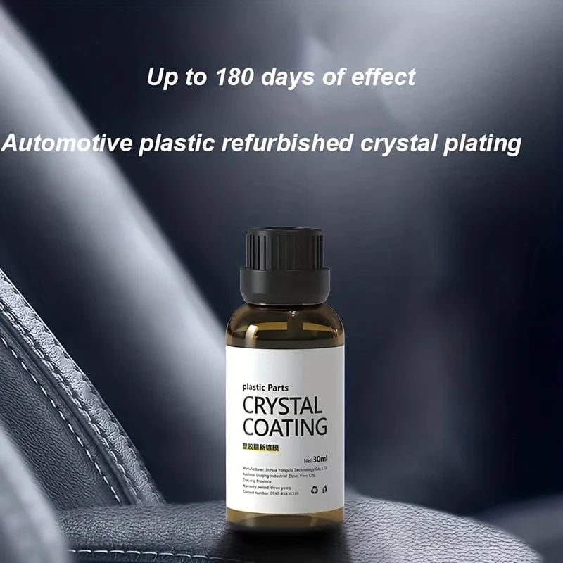 30 ml Kunststoff-Überzugs-Kristall-Beschichtungsmittel, Wachs-Panel, Auto-Innenraum, Auto-Kunststoff, renovierte Beschichtung, Runderneuerungsmittel