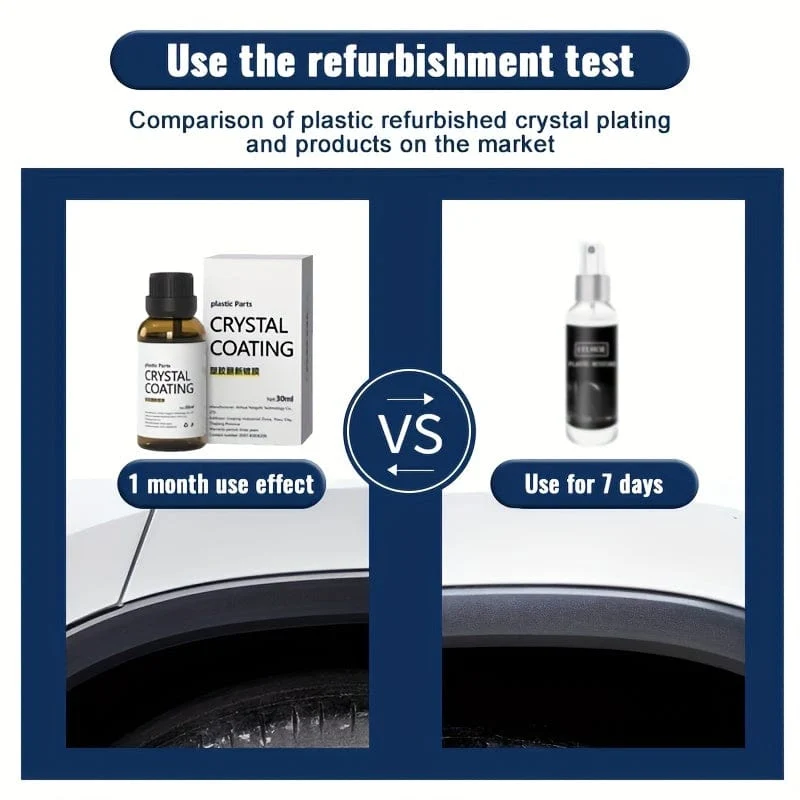30 ml Kunststoff-Überzugs-Kristall-Beschichtungsmittel, Wachs-Panel, Auto-Innenraum, Auto-Kunststoff, renovierte Beschichtung, Runderneuerungsmittel