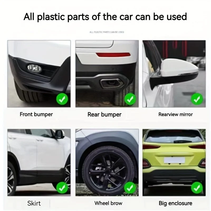 1 Stück Auto-Kunststoff-Restaurierungs-Reparaturmittel, glühendes Produkt für die Wartung des Auto-Innenraums, verwendet zum Polieren von Kunststoff-Kunstleder und zur Reparatur von Beschichtungssanierungen, geeignet für Kunstleder und Kunststoffartikel