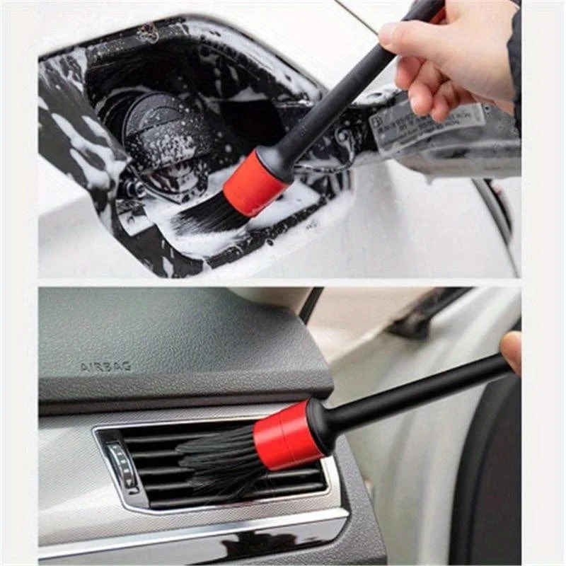 5 stücke Auto Detaillierung Pinsel Set Auto Pinsel Waschen Werkzeug Reinigung Auto Rad Pinsel Innen Dashboard Air Outlet Pinsel Auto saubere Werkzeuge
