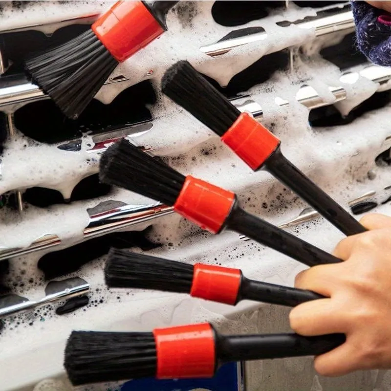 5 stücke Auto Detaillierung Pinsel Set Auto Pinsel Waschen Werkzeug Reinigung Auto Rad Pinsel Innen Dashboard Air Outlet Pinsel Auto saubere Werkzeuge