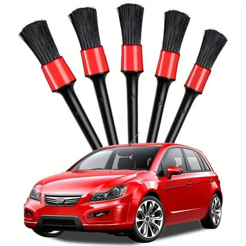 5 stücke Auto Detaillierung Pinsel Set Auto Pinsel Waschen Werkzeug Reinigung Auto Rad Pinsel Innen Dashboard Air Outlet Pinsel Auto saubere Werkzeuge