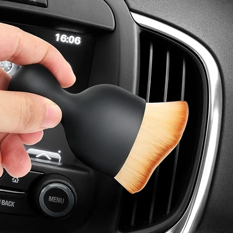 Auto-Innenraum-Waschwerkzeug, Reinigungsbürste für Klimaanlagen-Luftauslässe, Staubentfernungsbürste für Auto-Innenraum-Fugenbürste, weiche Borstenbürste zum Autowaschen