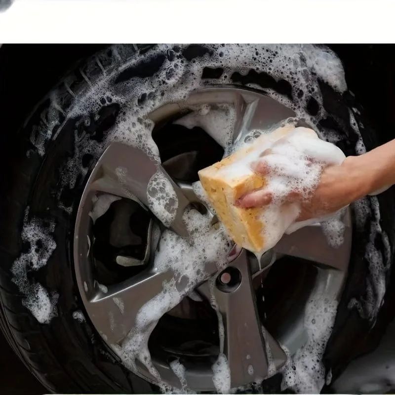 Autowaschschwamm, extra groß, zum Waschen, Reinigen, Wabenkoralle, Wischtuch, dick, saugfähig, Meerbaumwollblock, Autozubehör, Autowaschwerkzeug