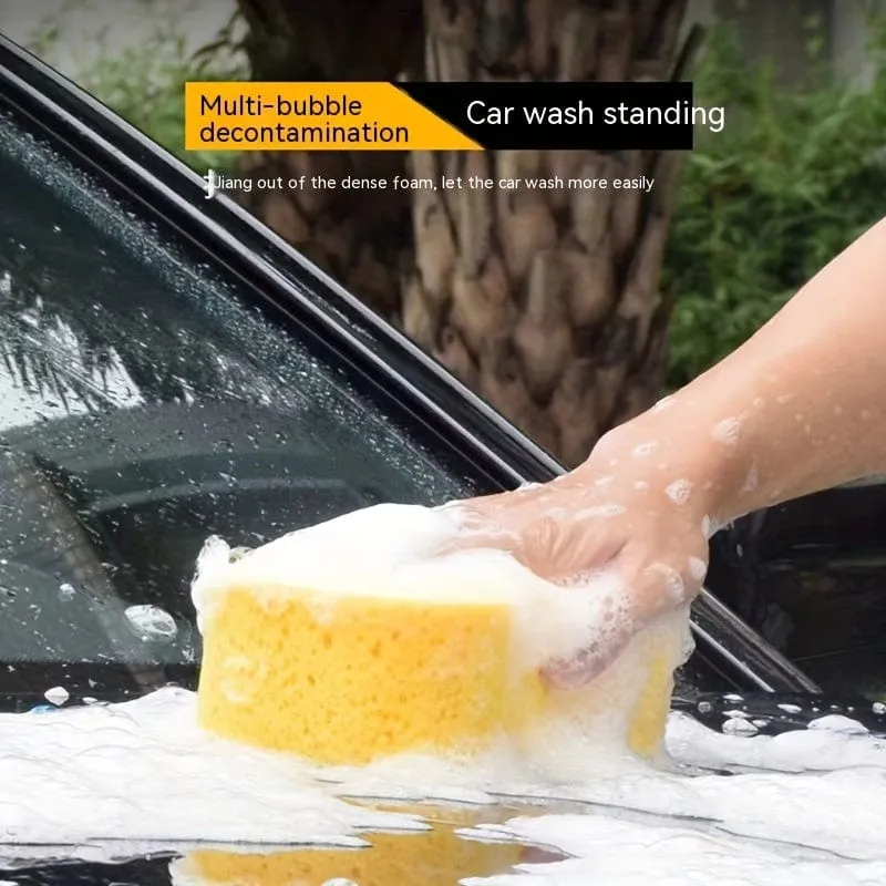 Autowaschschwamm, extra großer wasserabsorbierender und dekontaminierender Schwammblock, Spezialwerkzeuge für Automobilbedarf, Bürste, Autowischtuch, Korallenschwamm