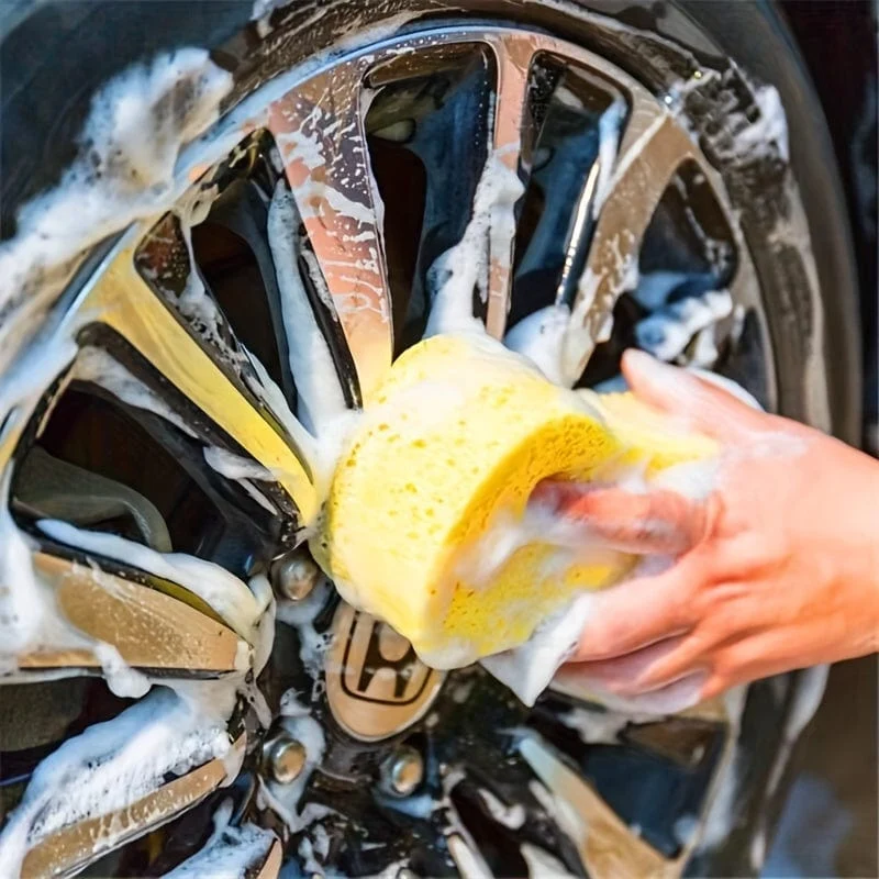 Autowaschschwamm, extra großer wasserabsorbierender und dekontaminierender Schwammblock, Spezialwerkzeuge für Automobilbedarf, Bürste, Autowischtuch, Korallenschwamm