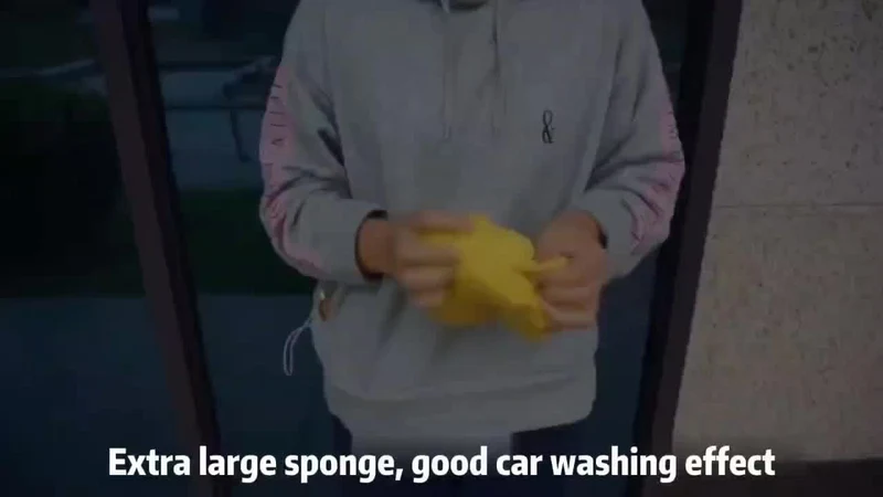 Autowaschschwamm, extra großer wasserabsorbierender und dekontaminierender Schwammblock, Spezialwerkzeuge für Automobilbedarf, Bürste, Autowischtuch, Korallenschwamm