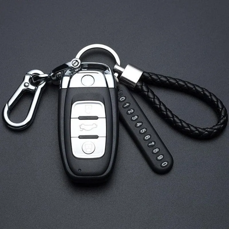 Anti-Verlust-Autoschlüsselanhänger, Spaltringe, Schlüsselanhänger, Telefonnummernkarte, Schlüsselring, Auto, Fahrzeug, Karabinerverschluss, Schlüsselanhänger, Autozubehör