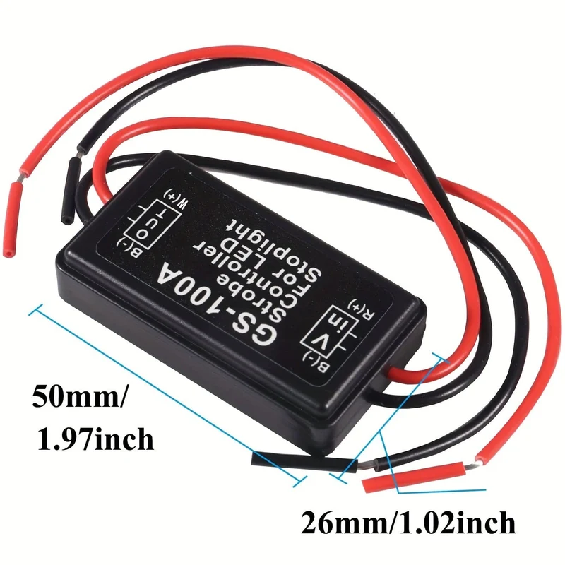 12–24 V Universal-LED-Bremslicht-Blinkmodul – verbessern Sie die Sicherheit und Sichtbarkeit Ihres Fahrzeugs.