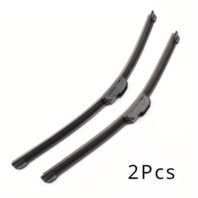 2 teile/satz Automotive Universal Ohne Knochen U-förmigen Wischer Klinge Wischer Gummi Wischer Klinge Schwarz
