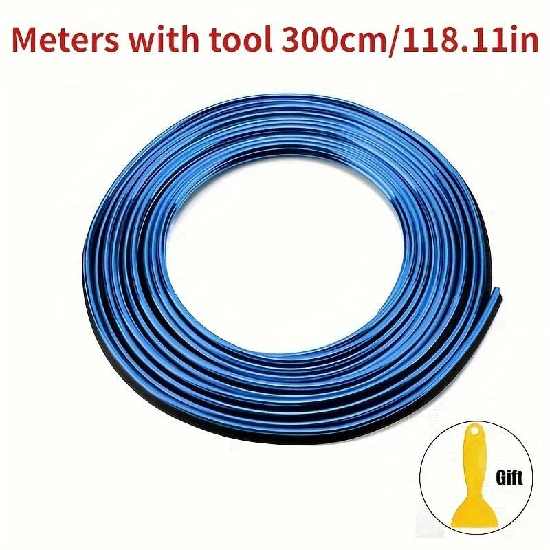 300 cm 3.0 meter Universal Auto Form Dekoration, Flexible Streifen Innen Auto Formteile Auto Abdeckung Trim Armaturenbrett Tür Auto-styling