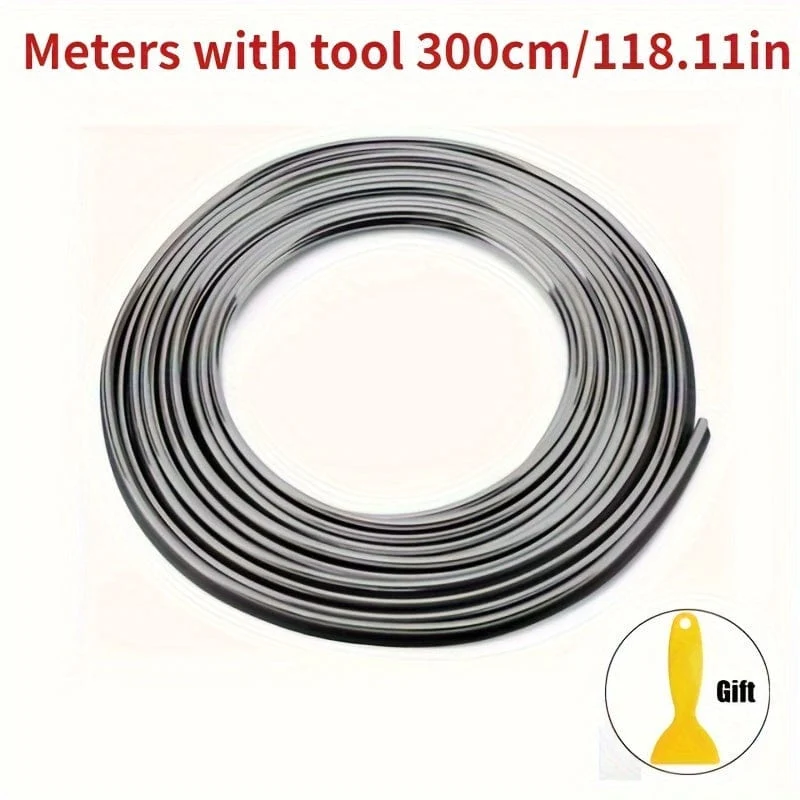 300 cm 3.0 meter Universal Auto Form Dekoration, Flexible Streifen Innen Auto Formteile Auto Abdeckung Trim Armaturenbrett Tür Auto-styling