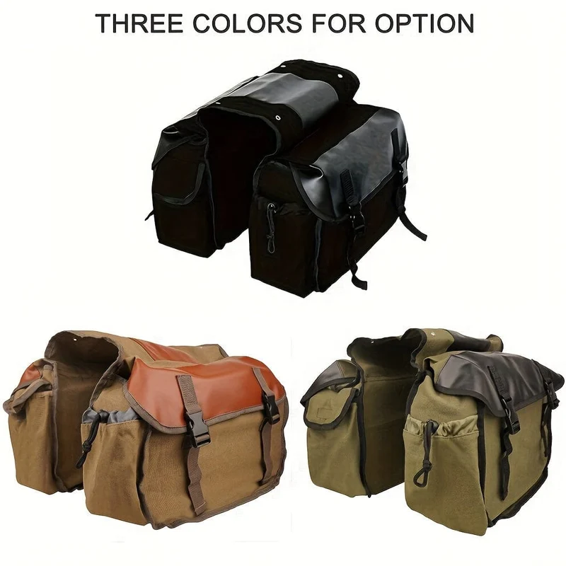 Universal Motorrad Satteltasche Große Kapazität Leinwand Packtaschen Taschen Für Fahrrad Fahrrad Motor Satteltaschen Seite Werkzeug Tasche Für Harley Für honda Für Suzuki Für Kawasaki