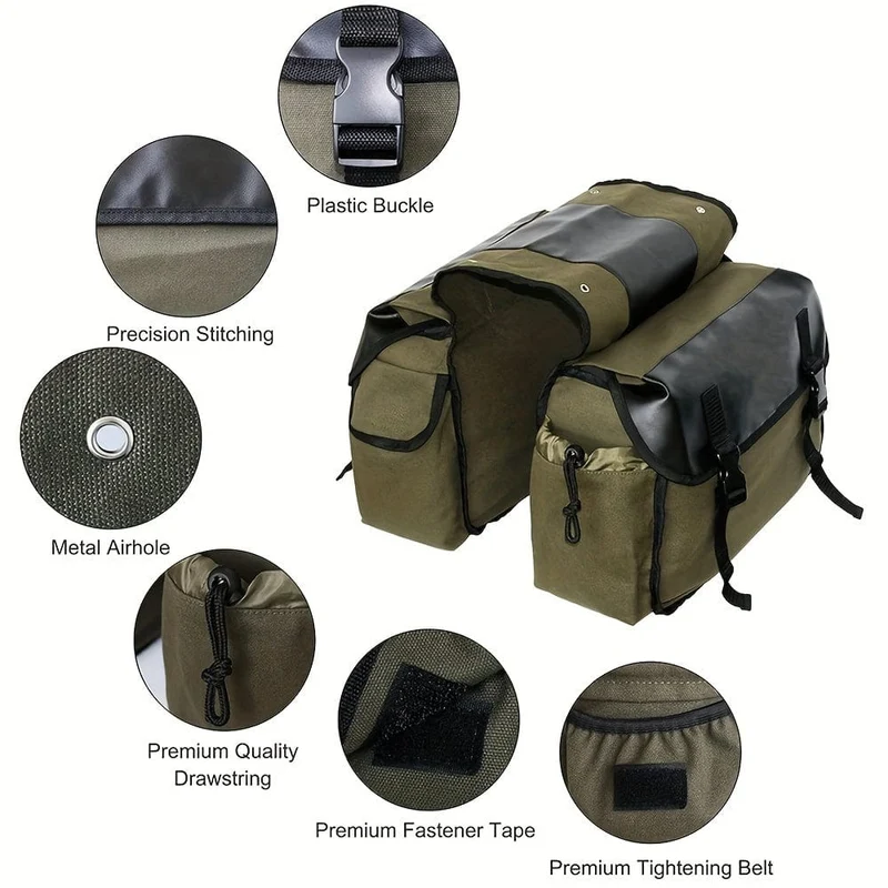 Universal Motorrad Satteltasche Große Kapazität Leinwand Packtaschen Taschen Für Fahrrad Fahrrad Motor Satteltaschen Seite Werkzeug Tasche Für Harley Für honda Für Suzuki Für Kawasaki