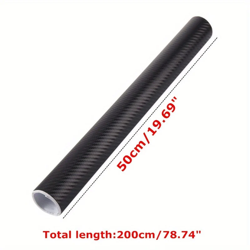 50x200cm 3D Carbon Fiber Vinyl Selbstklebende Film Wrap Aufkleber Decals Protector Wasserdicht Für Die Meisten Auto Motorrad Aufkleber