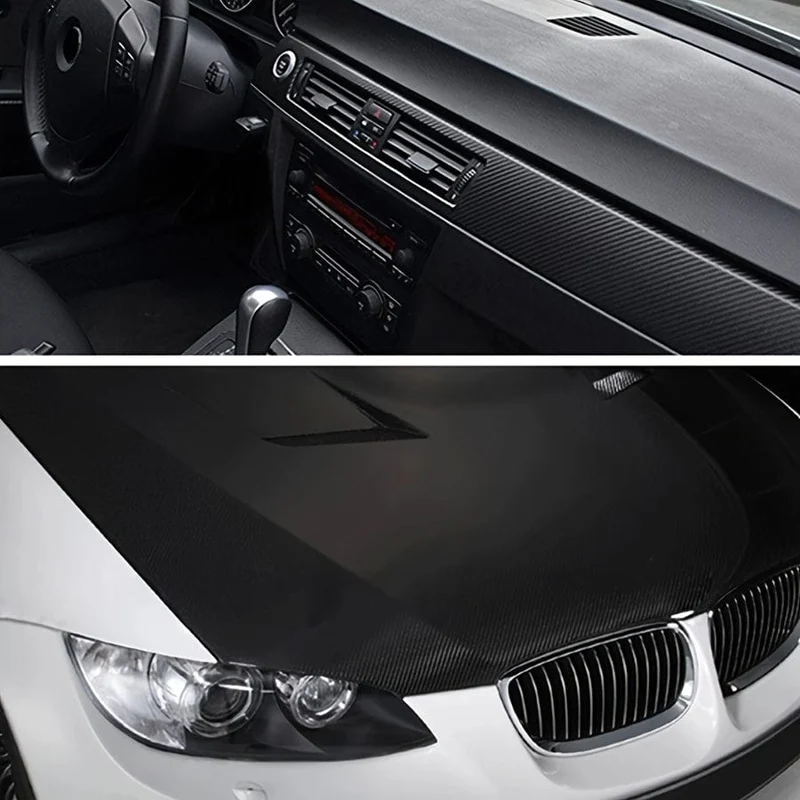 50x200cm 3D Carbon Fiber Vinyl Selbstklebende Film Wrap Aufkleber Decals Protector Wasserdicht Für Die Meisten Auto Motorrad Aufkleber