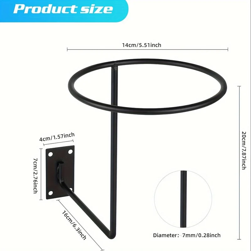 1pc Motorrad Helm Hut Halter Haken Jacke Rack Kleiderbügel Display Metall Wand Montiert