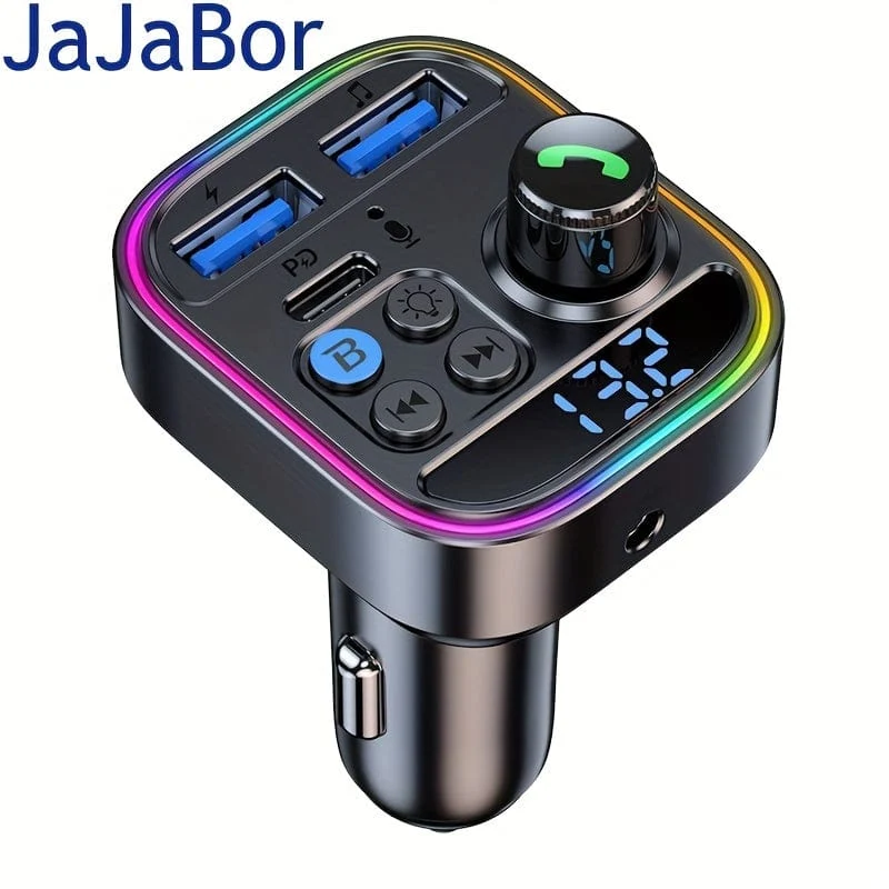Steigern Sie Ihr Auto-Audio mit diesem 5.0 Wireless Car Kit: FM-Transmitter, MP3-Player, 30-W-Dual-USB-Schnellladegerät und mehr!