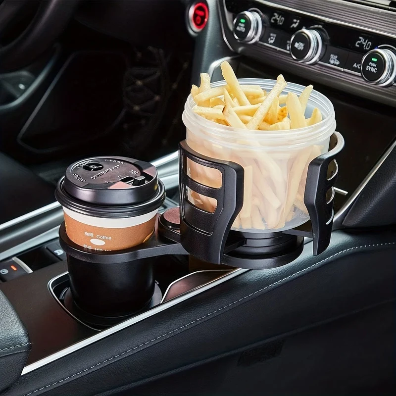 Auto-Getränkehalter-Expander für Autoadapter, verstellbar, multifunktionaler Doppel-Getränkehalter mit Telefonhalter, Aromatherapie-Organizer, Thanksgiving-Weihnachts-Neujahrsgeschenk